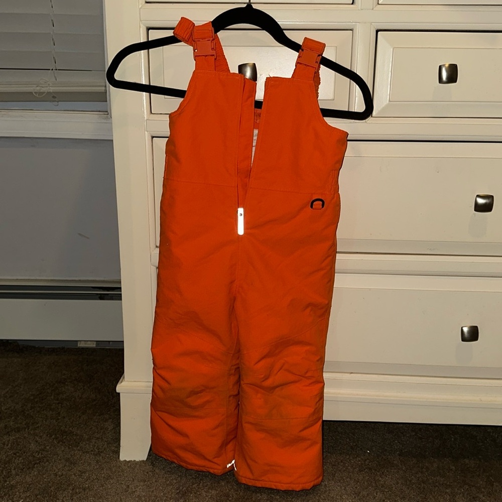 3T orange Hanna Andersson snow suit